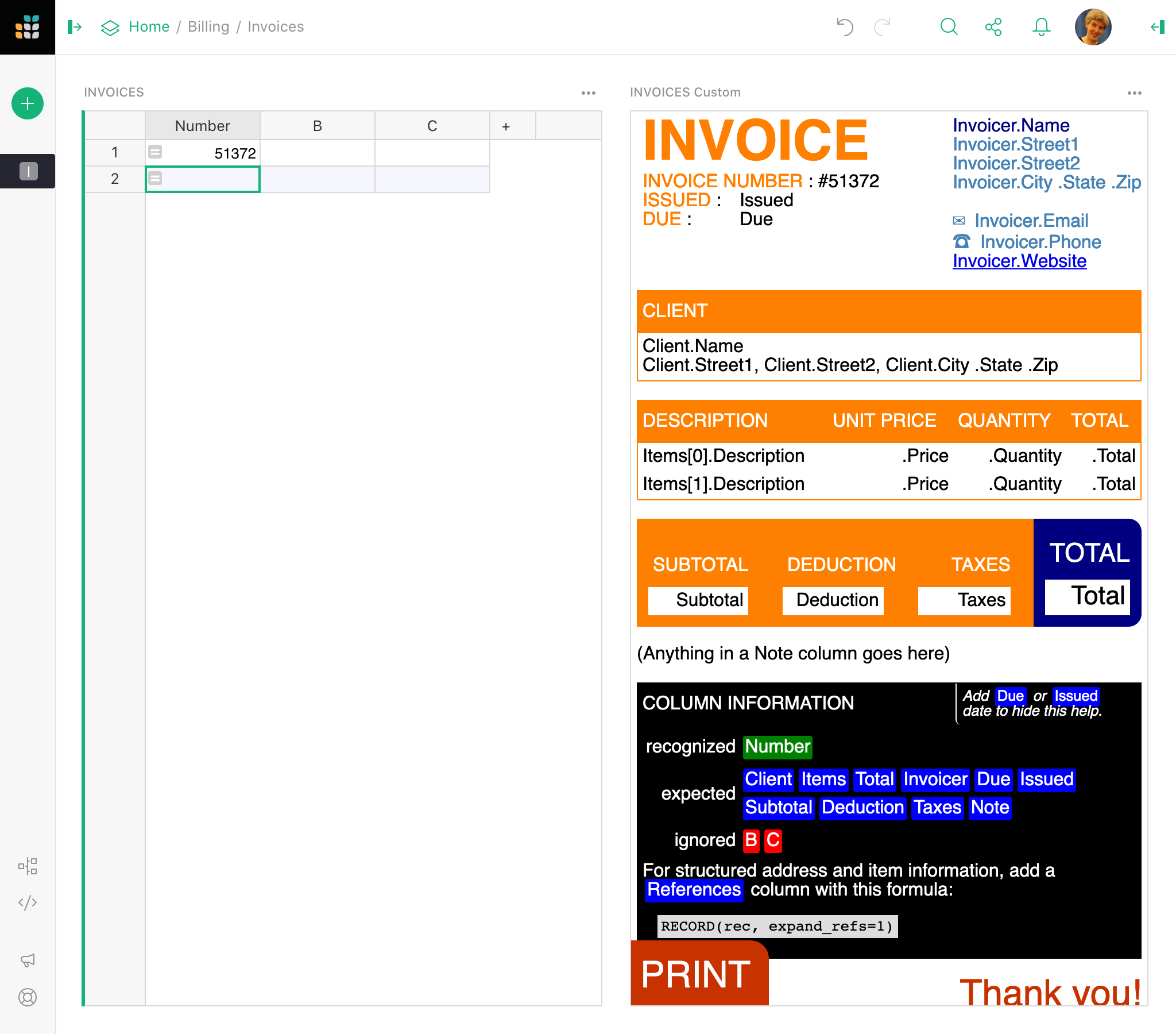 Invoice