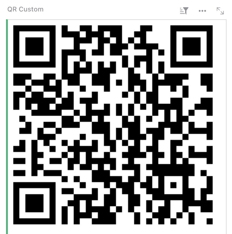 QR code widget example