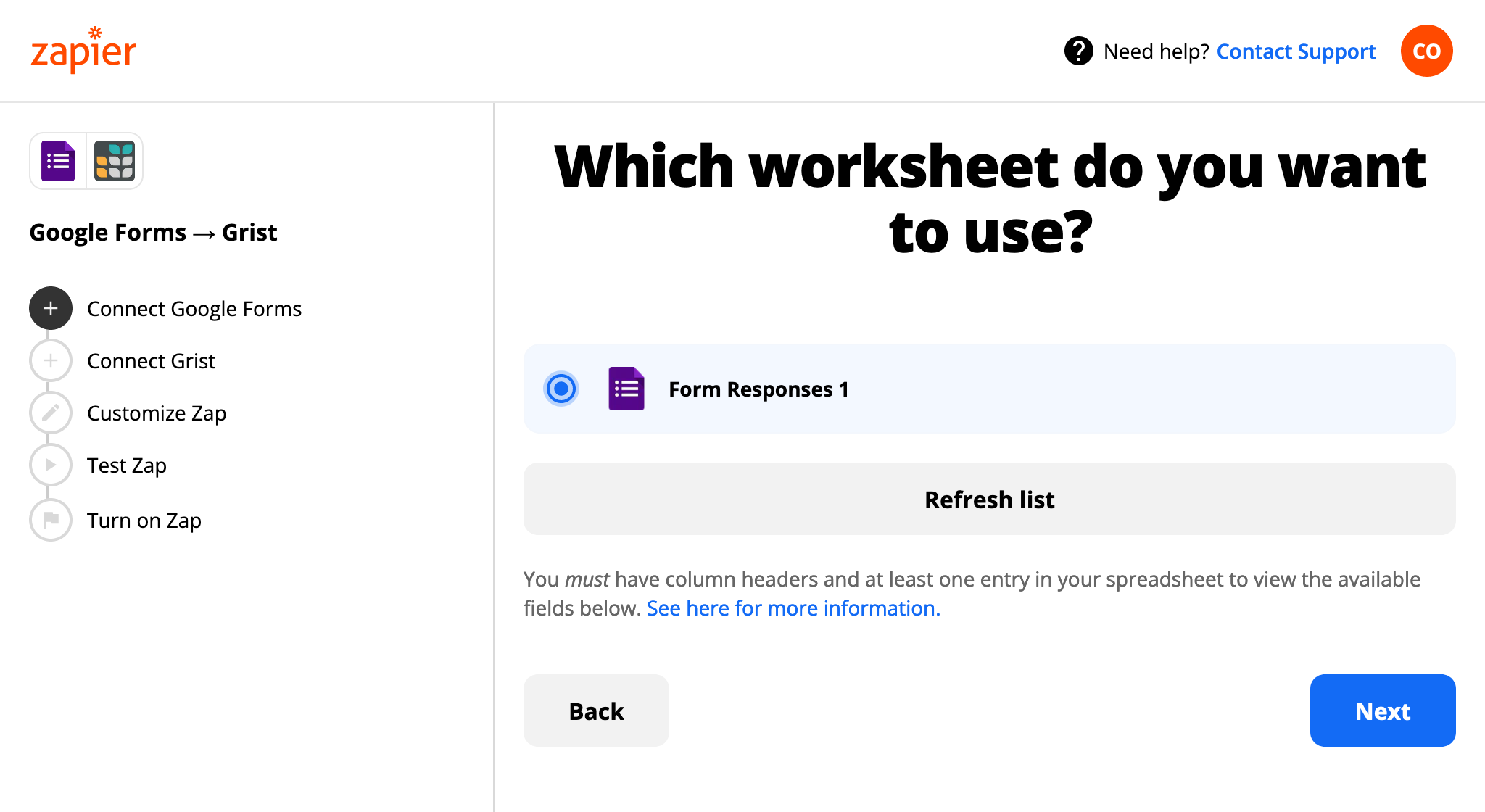 which worksheet